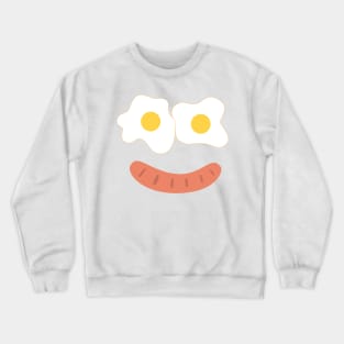 Smiley Eggs and Sausage Crewneck Sweatshirt